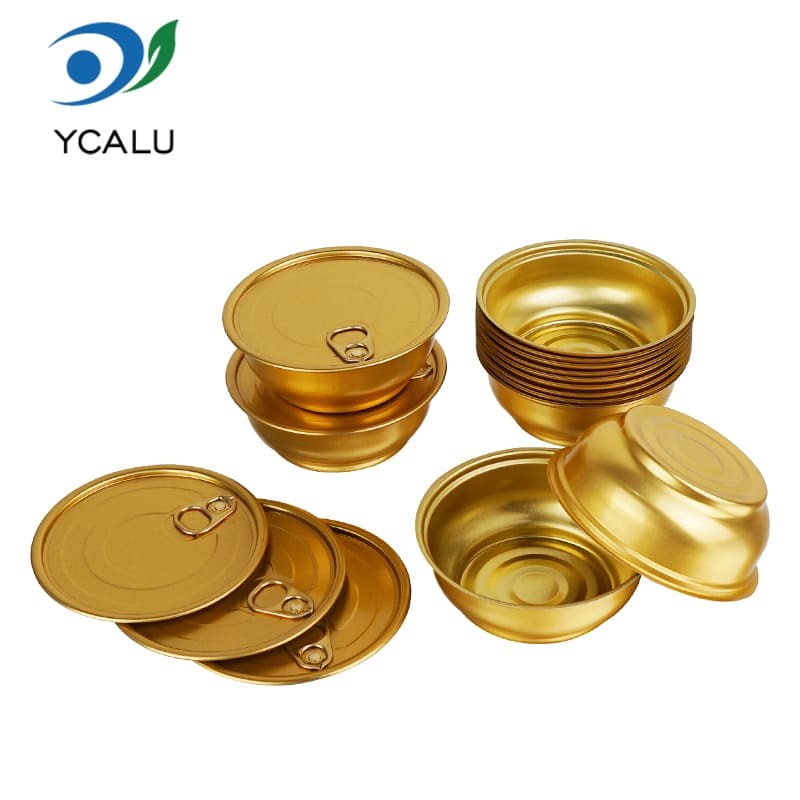 200ml Round Golden Aluminum Foil Bowl