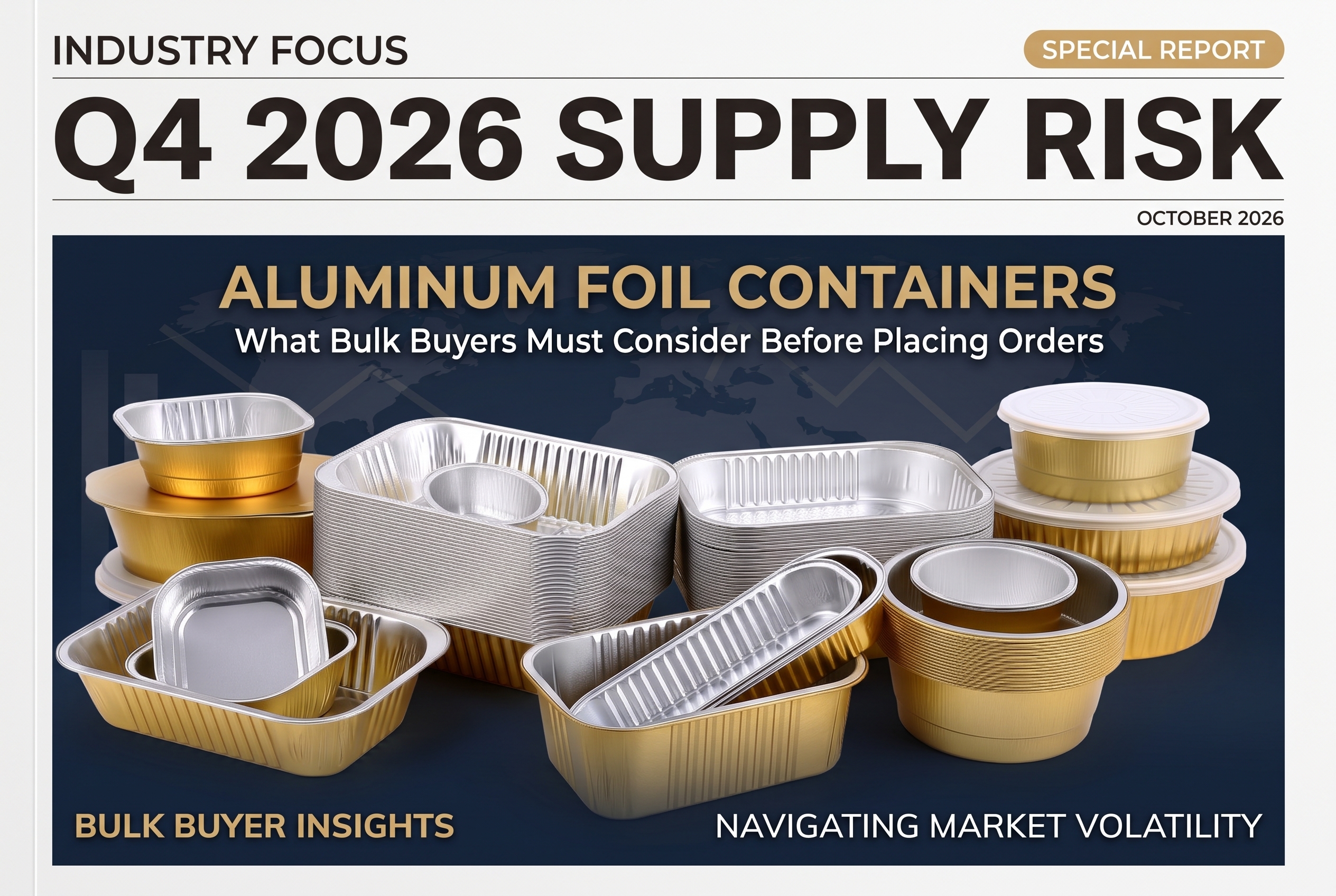 Aluminum Foil Container Supply Risks in Q4 2026: What Bulk Buyers Should Check Before Placing Orders Aluminum Foil Container Supply Risks in Q4 2026: What Bulk Buyers Should Check Before Placing Orders