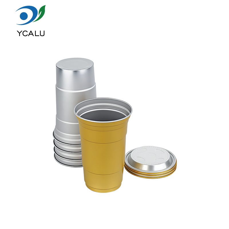 20oz Disposable Simple Aluminum Drink Cup