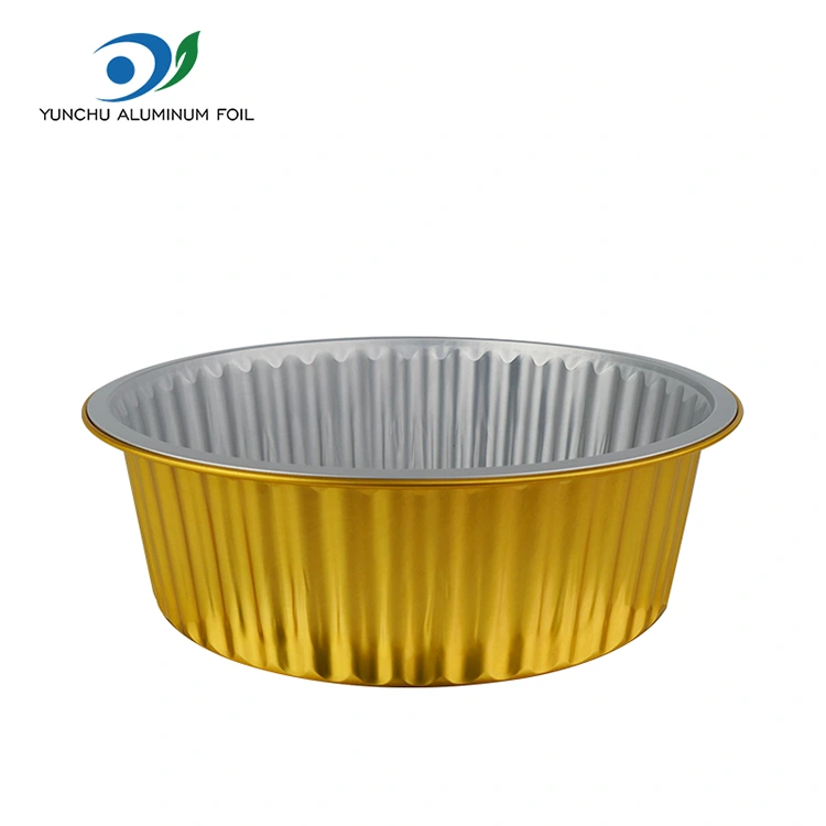 3000ml Disposable Round Aluminum Foil Containers