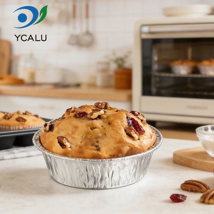 Disposable Baking Air Fryer Silver Aluminum Foil Food Containers