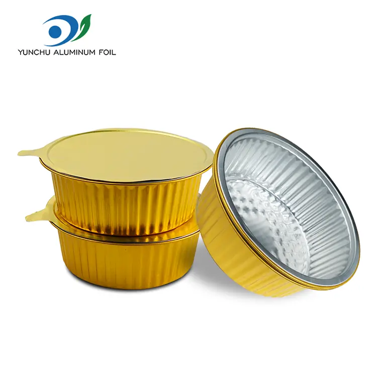 Disposable baking trays Round Aluminum Foil Containers