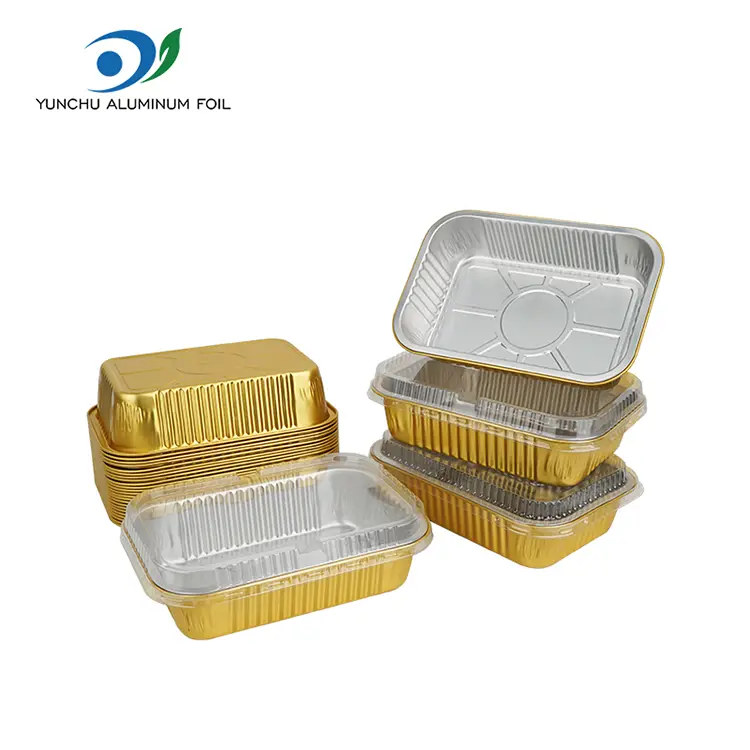 Disposable barbecue takeaway Aluminum Foil Containers