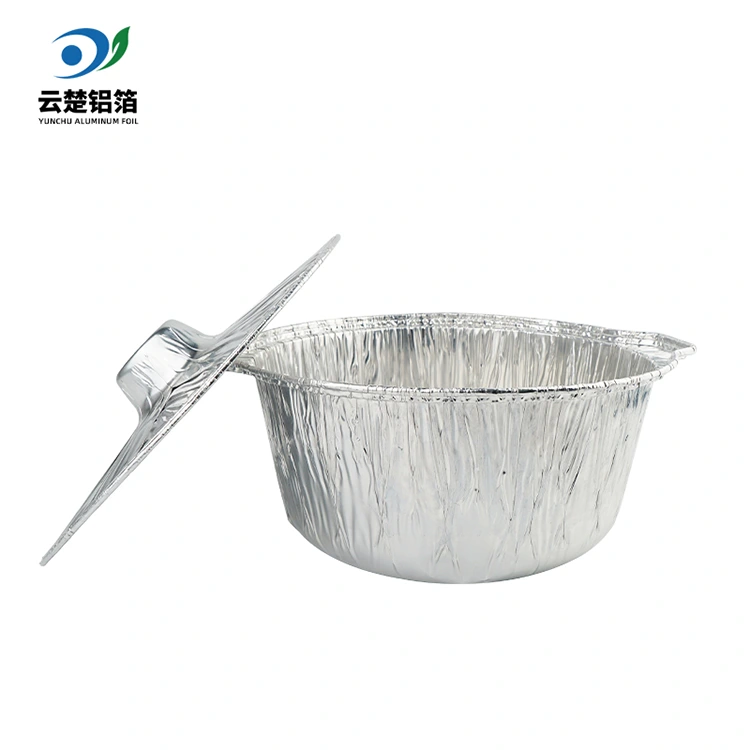 Disposable catering hot pot pots Silver Aluminum Foil Containers