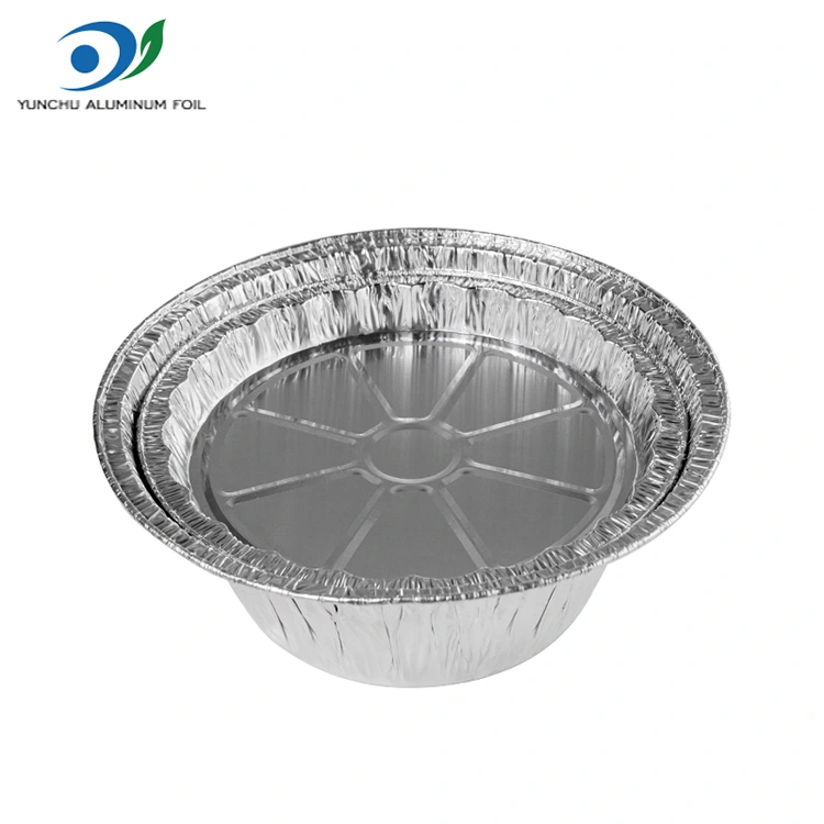 Disposable gratin takeaway Silver Aluminum Foil Containers