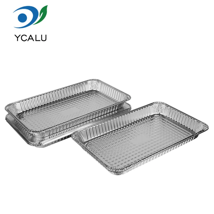 Disposable large capacity barbecue oven Silver Aluminum Foil Food Containers Disposable large capacity barbecue oven Silver Aluminum Foil Food Containers