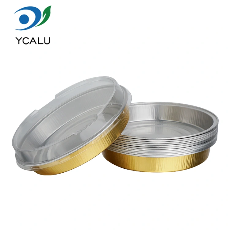 Disposable pizza pan baking Round Aluminum Foil Containers