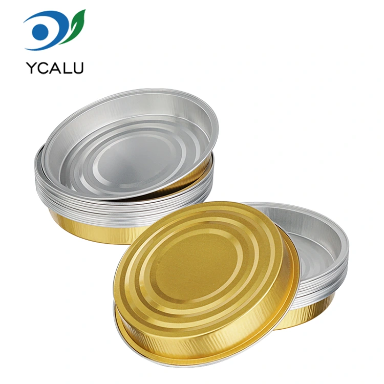 Disposable pizza pan baking Round Aluminum Foil Containers