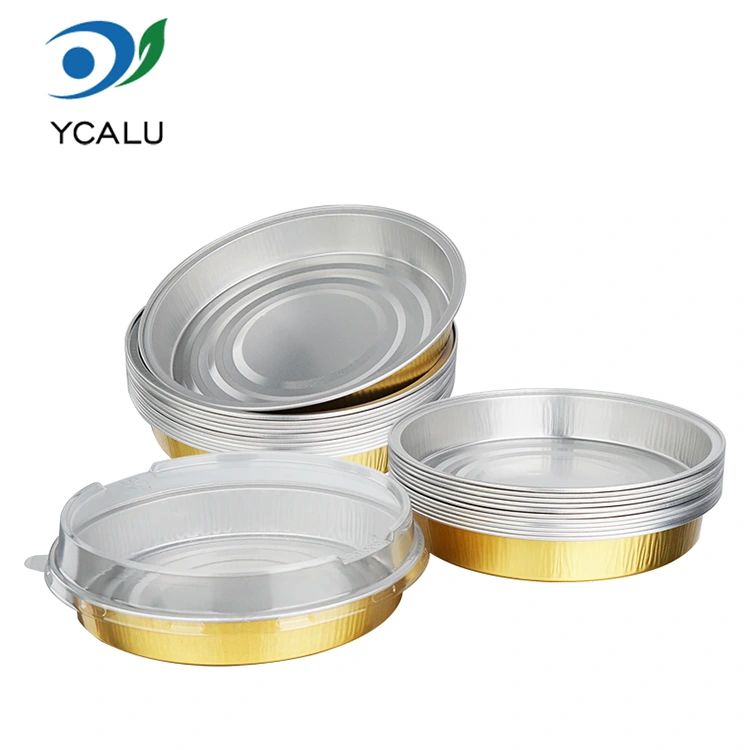 Disposable pizza pan baking Round Aluminum Foil Containers