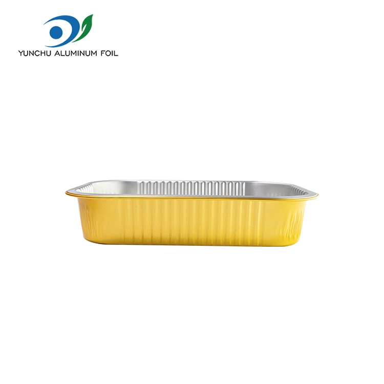 Disposable Rectangular Aluminum Foil Containers For Food Packaging Disposable Rectangular Aluminum Foil Containers For Food Packaging