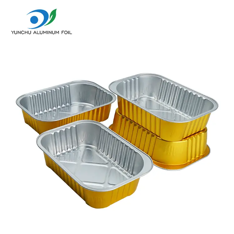 Disposable Rectangular Grill Aluminum Foil Containers