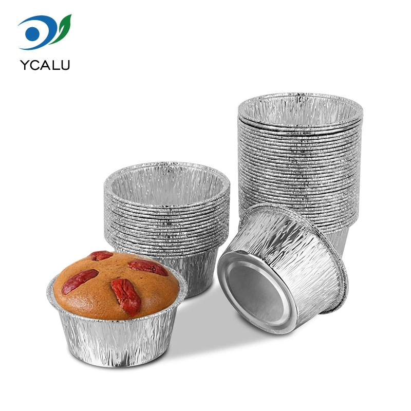 Disposable round cake tray Silver Aluminum Foil Containers