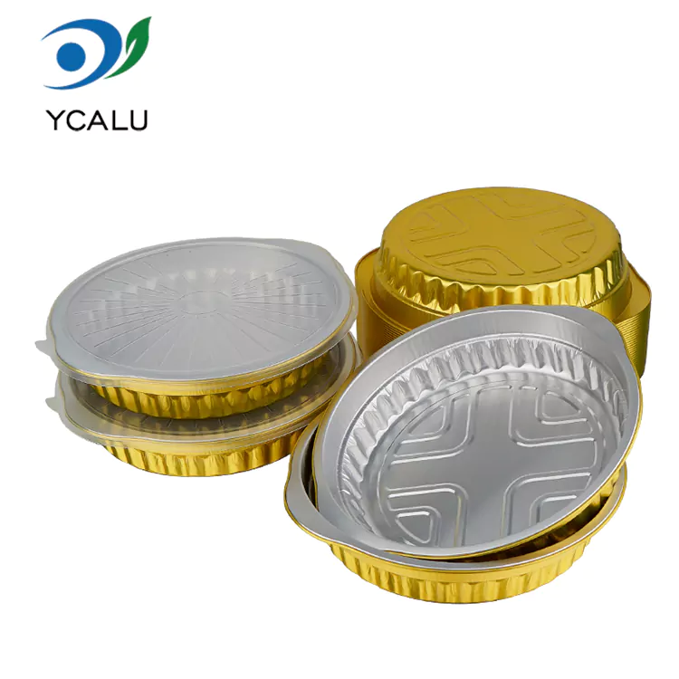 Disposable round catering takeaway Aluminum Foil Containers Disposable round catering takeaway Aluminum Foil Containers