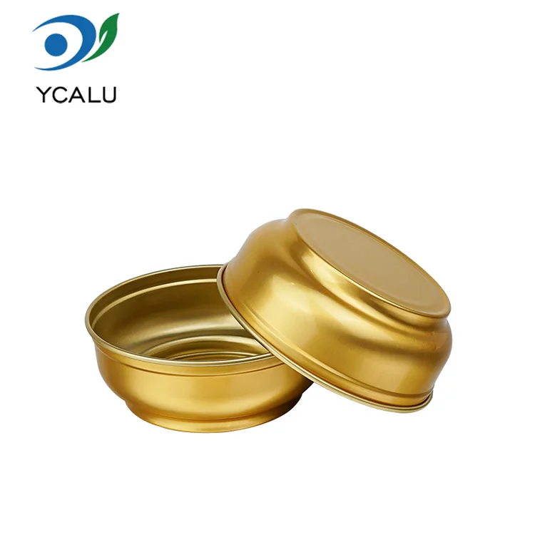 Disposable round large capacity gold bowl Aluminum Foil Containers