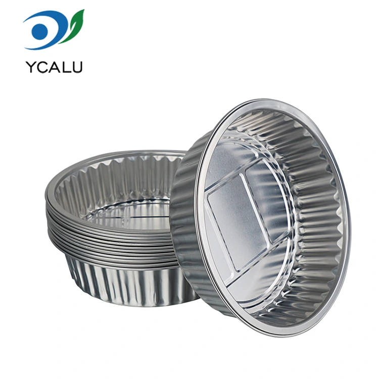 Disposable round silver packaged catering Aluminum Foil Containers