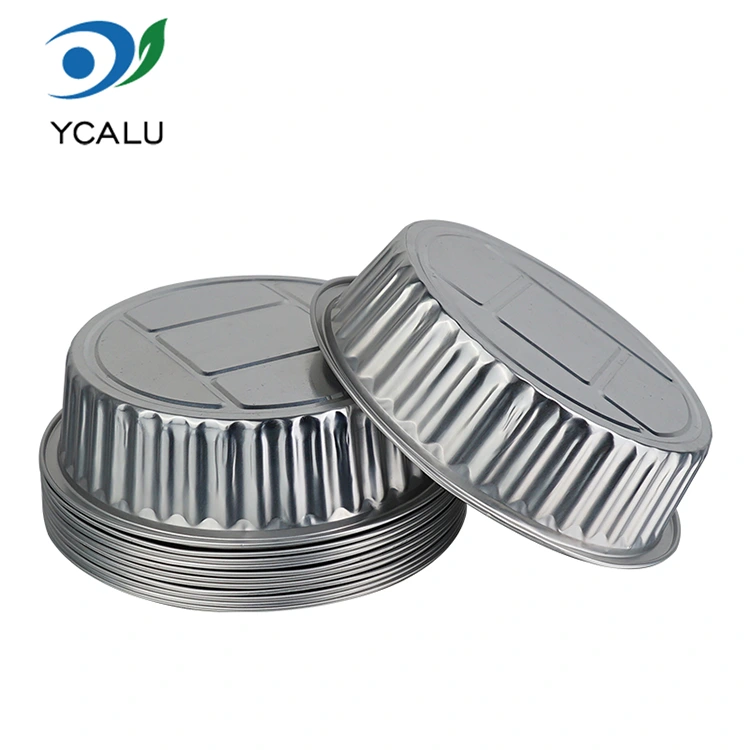 Disposable round silver packaged catering Aluminum Foil Containers