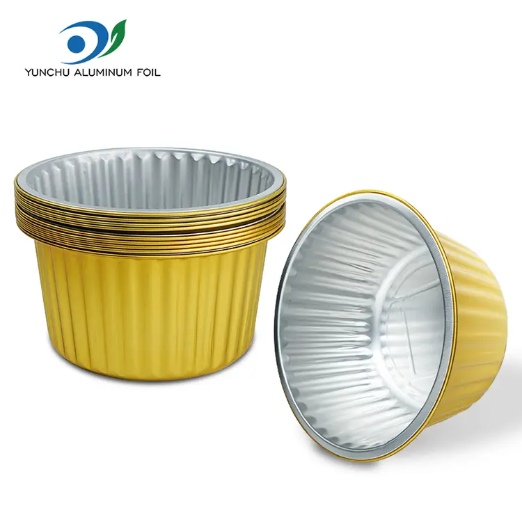 Disposable sealed takeaway gold Aluminum Foil Containers