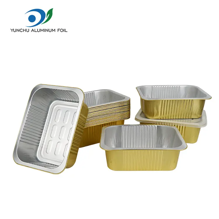 Disposable seals square Aluminum Foil Containers