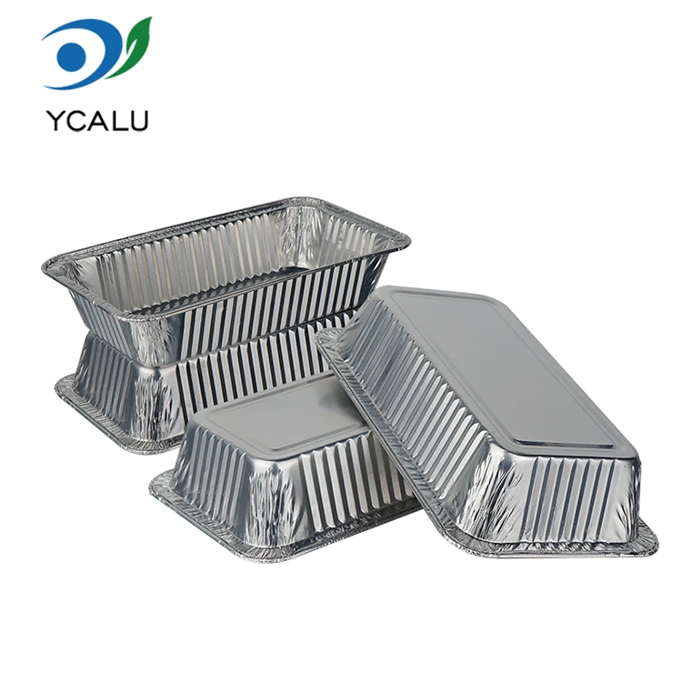Disposable Silver Oven Grill Air Fryer Silver Aluminum Foil Food Containers Disposable Silver Oven Grill Air Fryer Silver Aluminum Foil Food Containers
