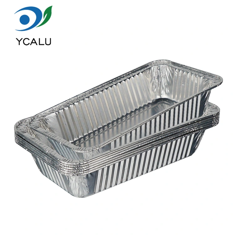 Disposable Silver Oven Grill Air Fryer Silver Aluminum Foil Food Containers