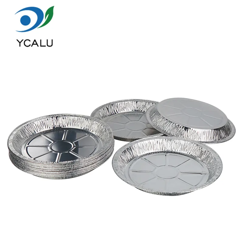 Eco-Friendly Air Fryer Oven Silver Aluminum Foil Food Container