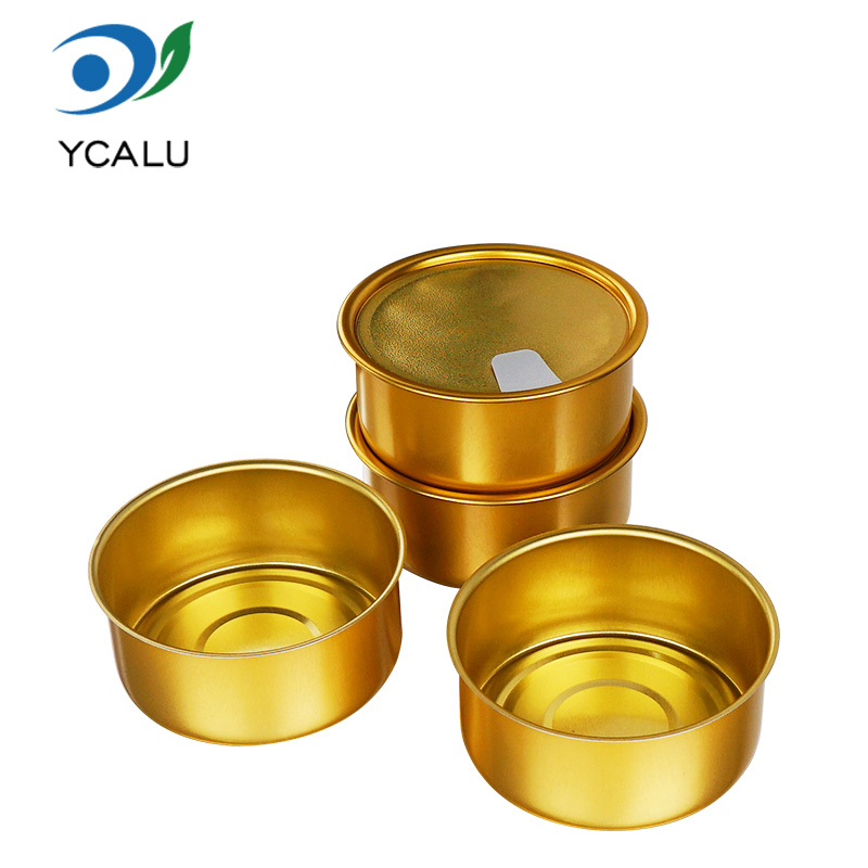 Food Grade Disposable Catering Aluminum Gold Bowl