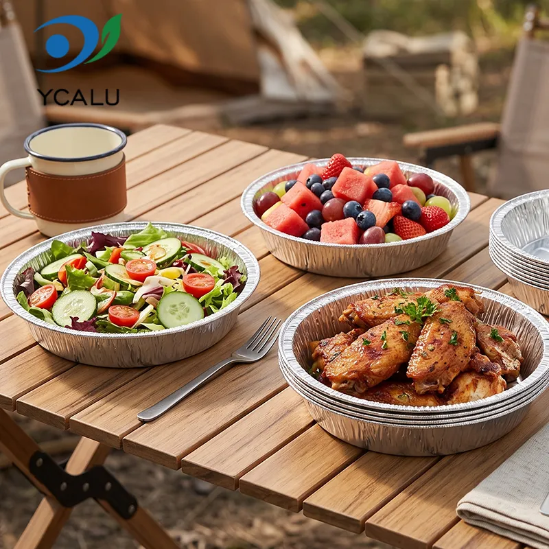 Disposable Silver Aluminum Foil Containers for Baking