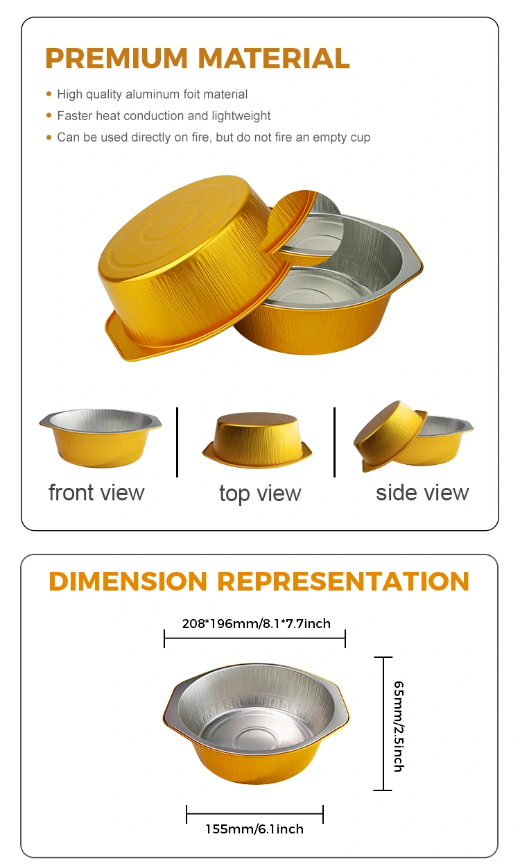Disposable Special-Shaped Aluminum Foil Containers