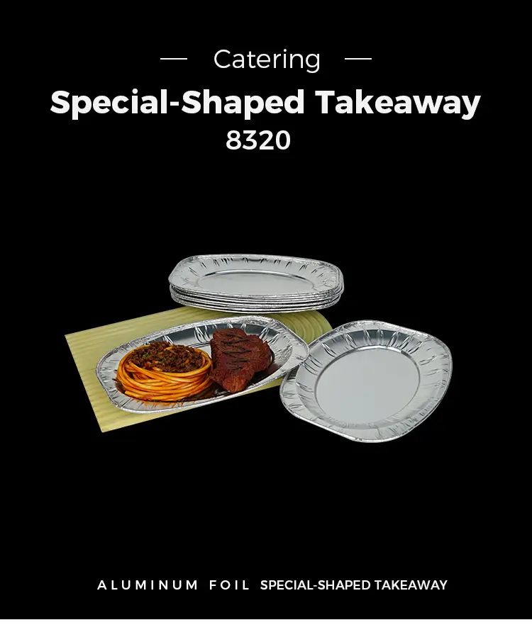 Special-Shaped Silver Aluminum Foil Food Containers