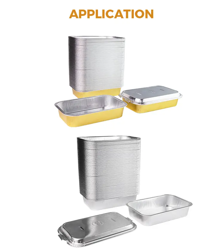 Wrinkle-Free Airline Aluminum Foil Containers