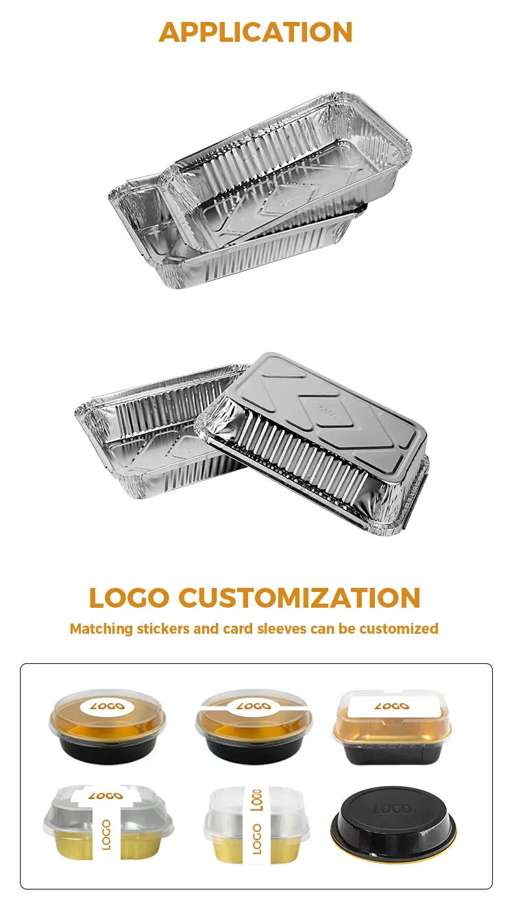 Round Silver Aluminum Foil Containers for Air Fryer