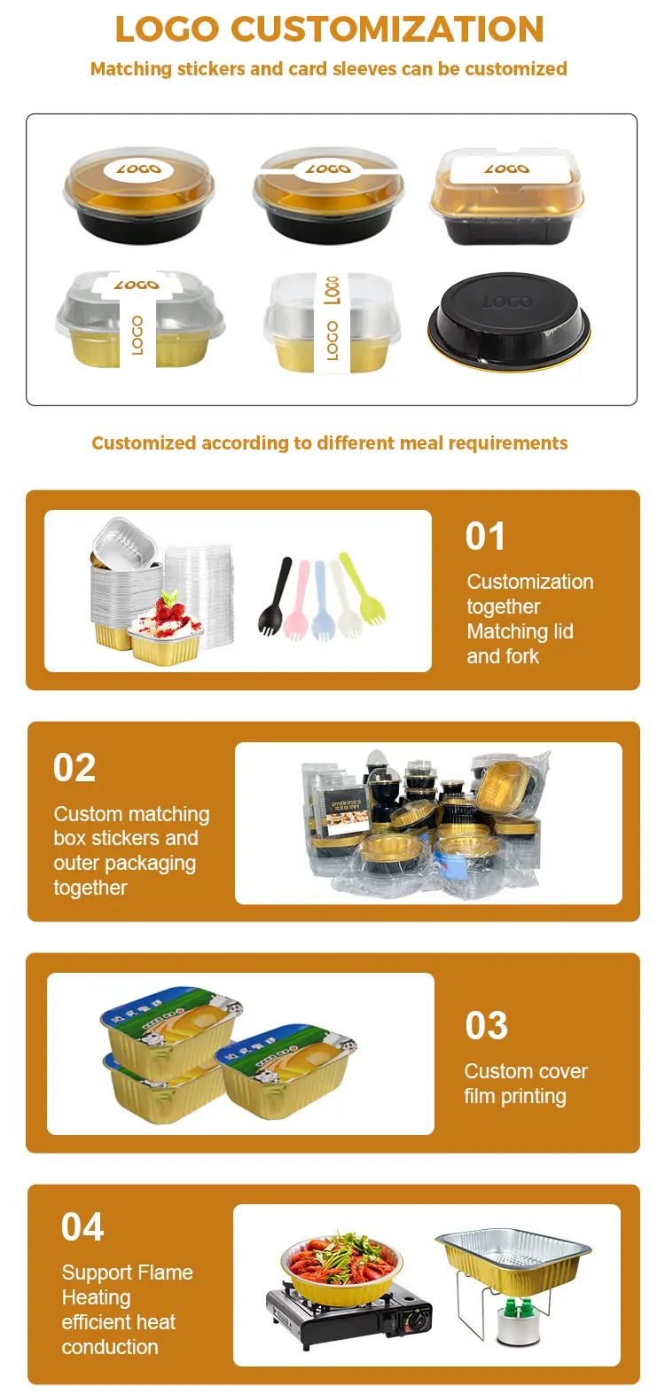 Silver Airline Aluminum Foil Containers