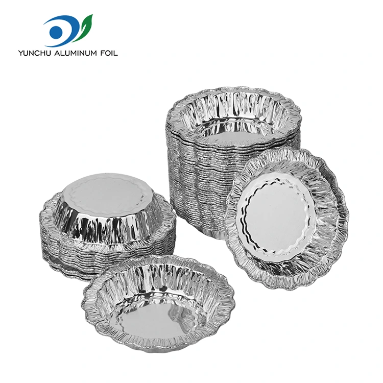 Lace round baking cake Silver Aluminum Foil Containers