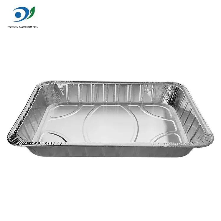 Large-capacity take-out baking tray Silver Aluminum Foil Containers