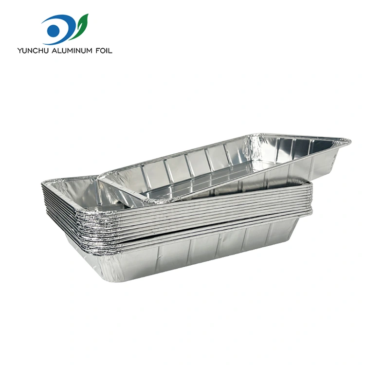 Large grilled fish takeaway Silver Aluminum Foil Containers