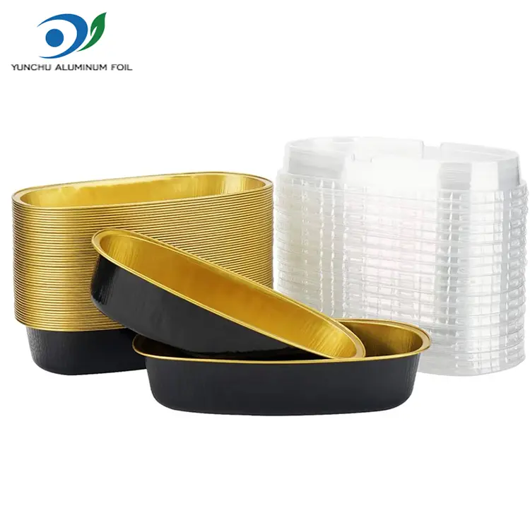 Oval color Smoothwall Aluminum Foil Containers