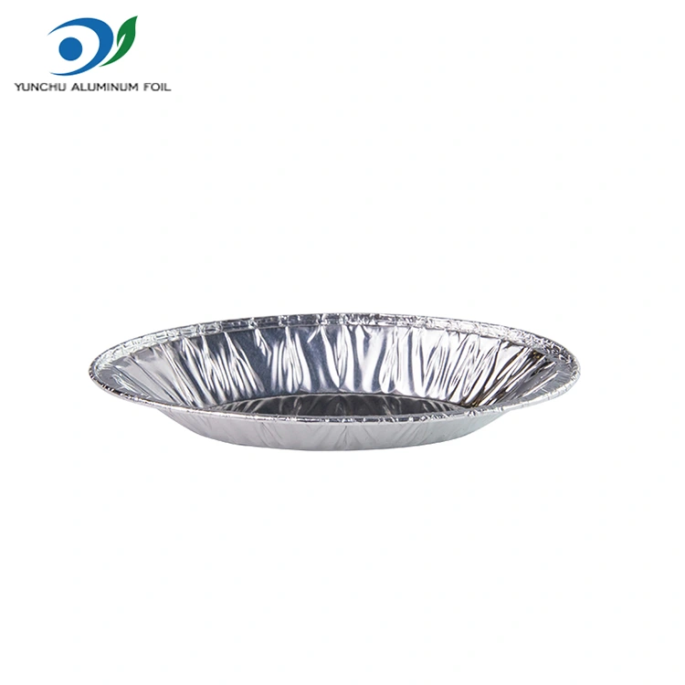 Oval egg tart Silver Aluminum Foil Containers
