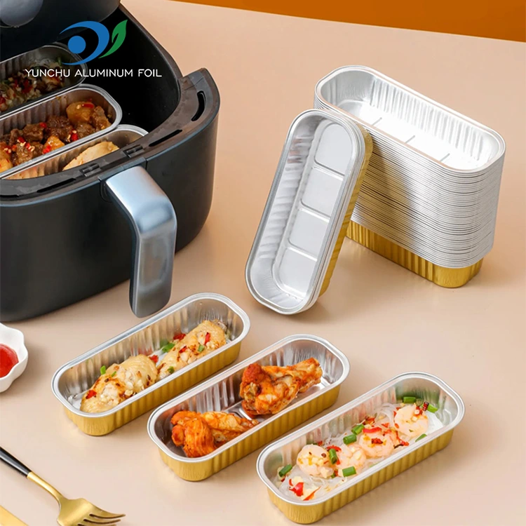 Rectangular baking cake Smoothwall Aluminum Foil Containers