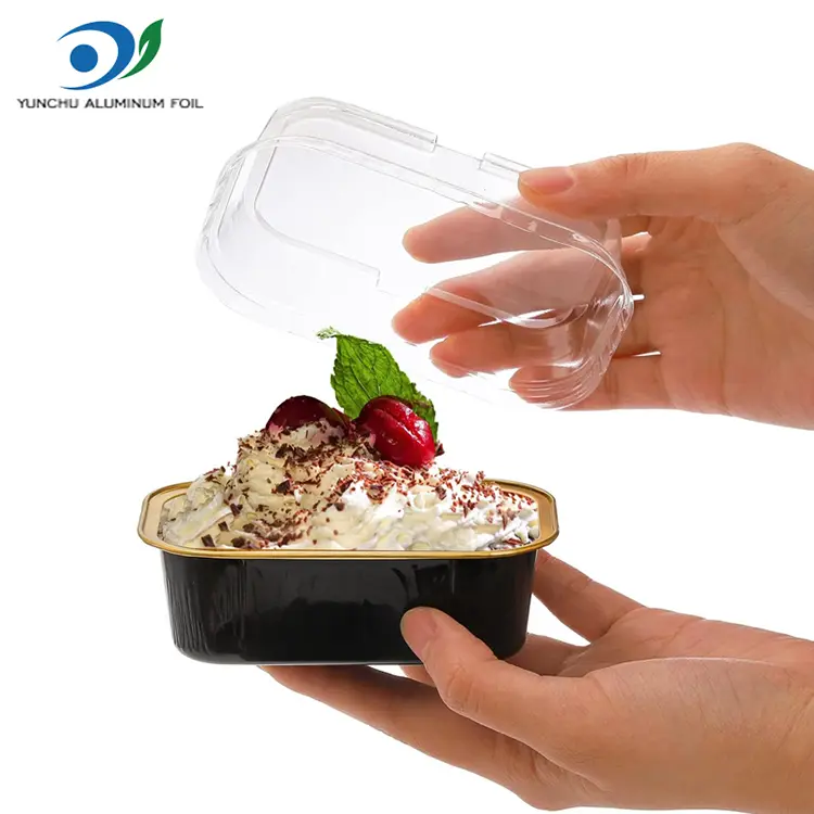Rectangular baking color Smoothwall Aluminum Foil Containers