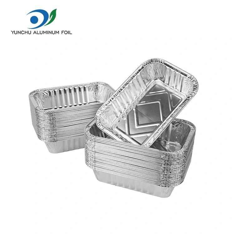 Rectangular baking pan Silver Aluminum Foil Containers