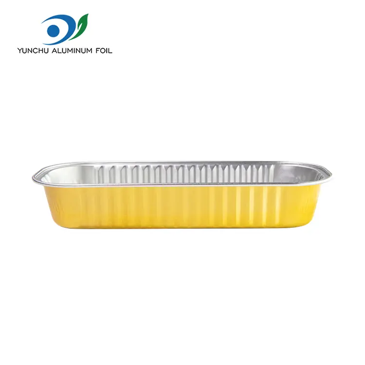 Rectangular Baking Smooth Wall Aluminum Foil Container