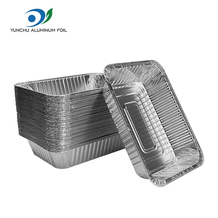 Rectangular take-out baking sheet Silver Aluminum Foil Containers