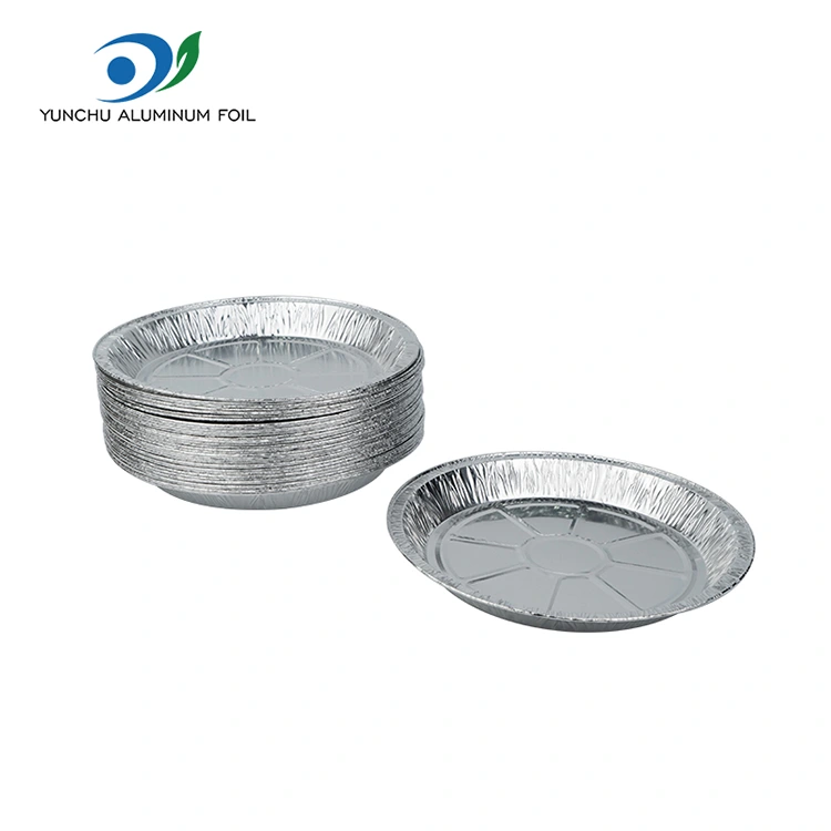 Round air fryer takeaway Silver Aluminum Foil Food Container