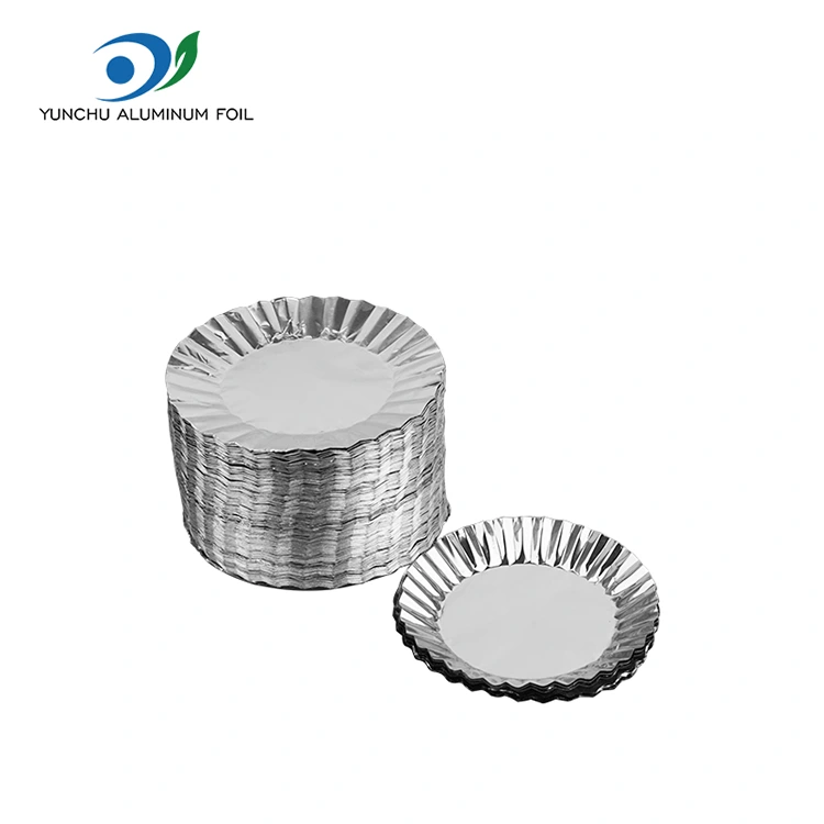 Round baking cake tin with Silver Aluminum Foil Food Container