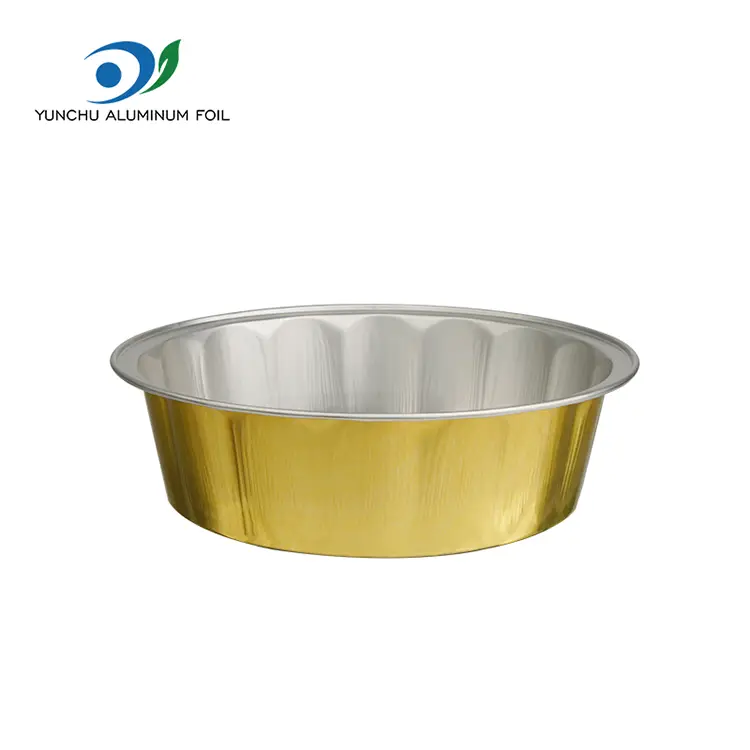 Round color is resistant  baking Smoothwall Aluminum Foil Containers