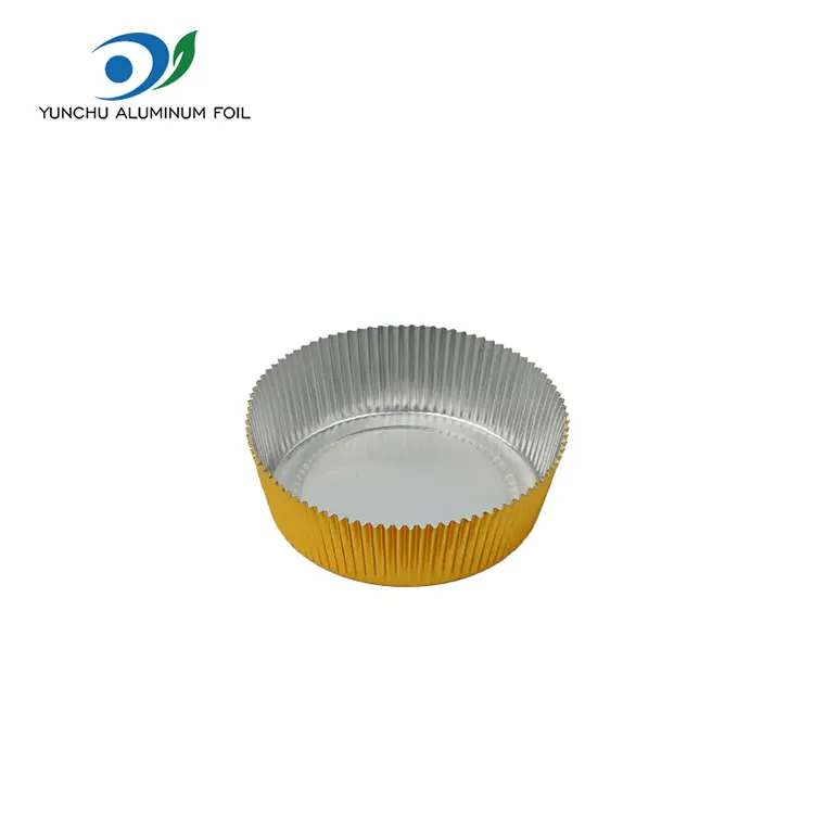 Small Baking Round Silver Aluminum Foil Food Container